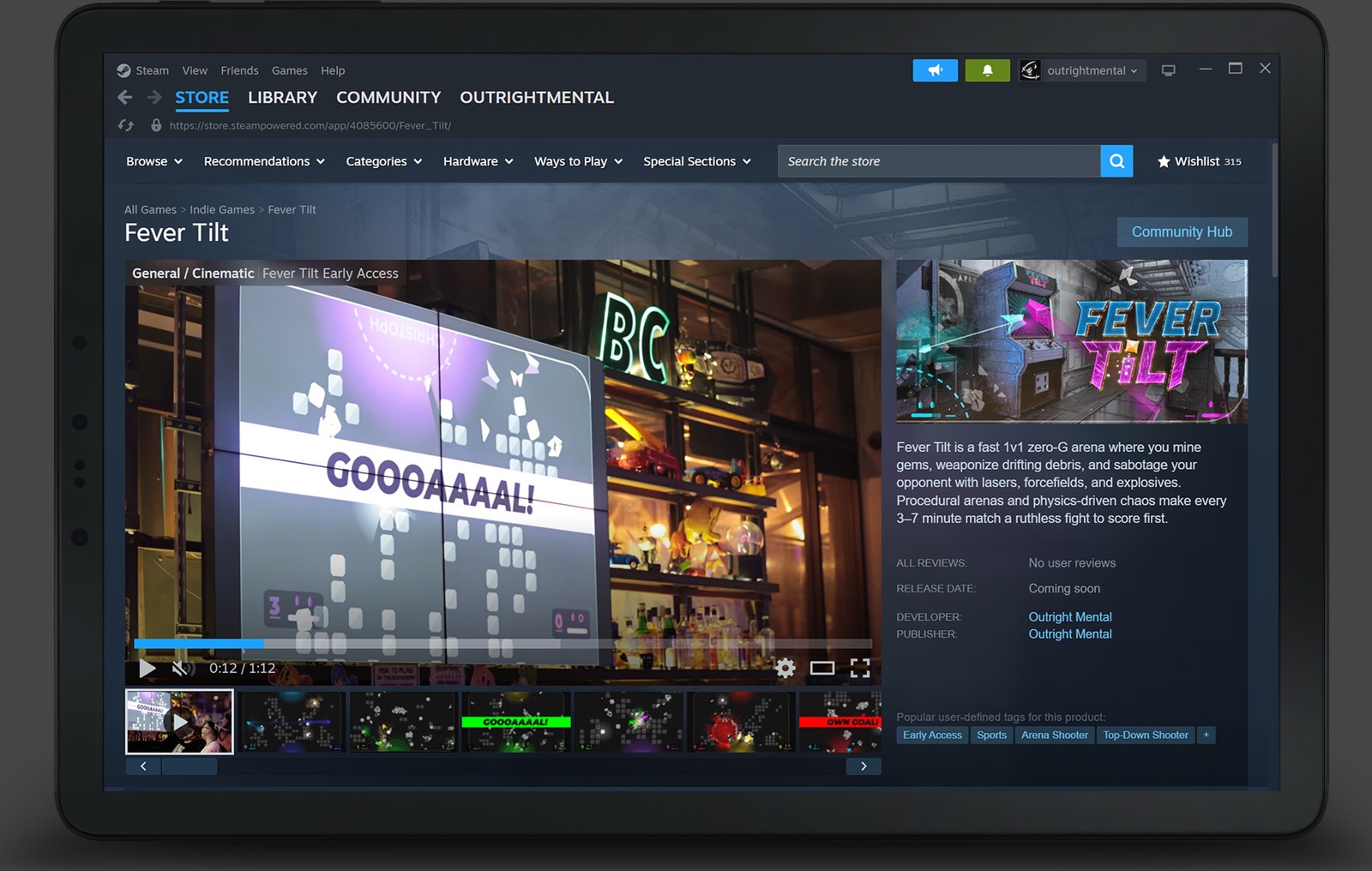 Fever Tilt on Steam