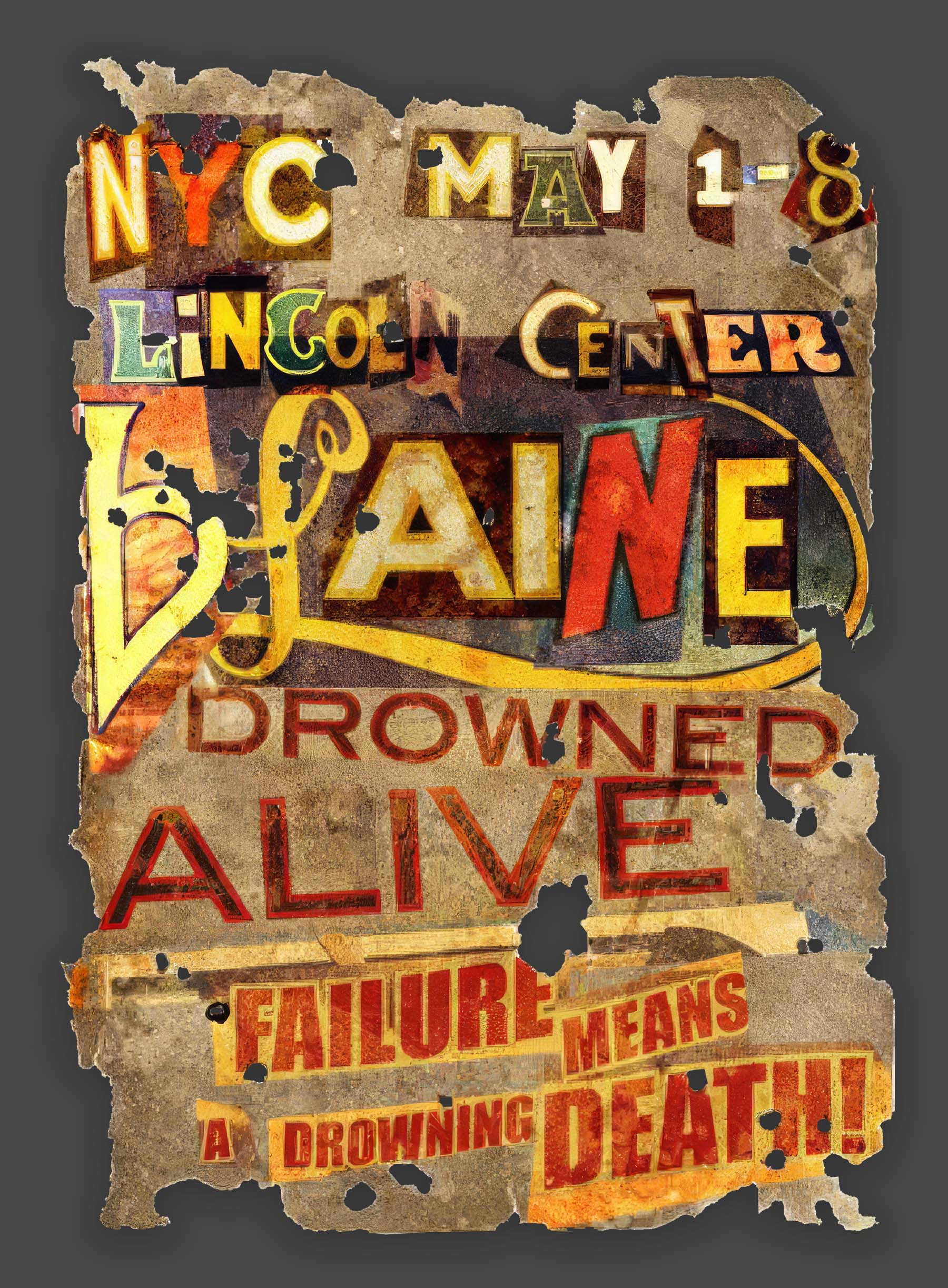 Drowned Alive event poster