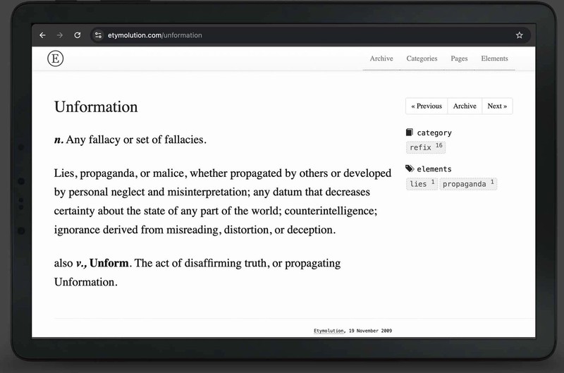 Etymolution