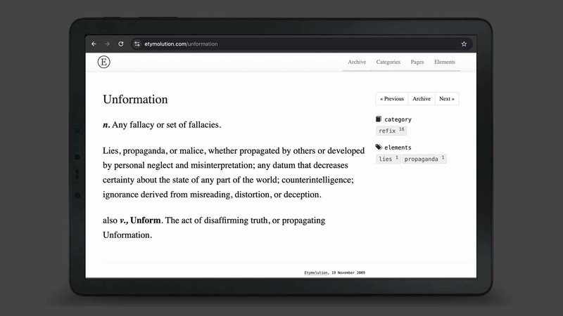 Etymolution