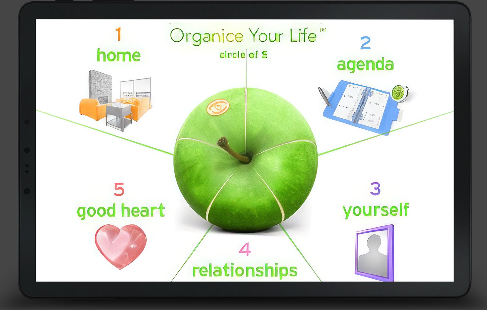 Organice Your Life — the Circle of 5