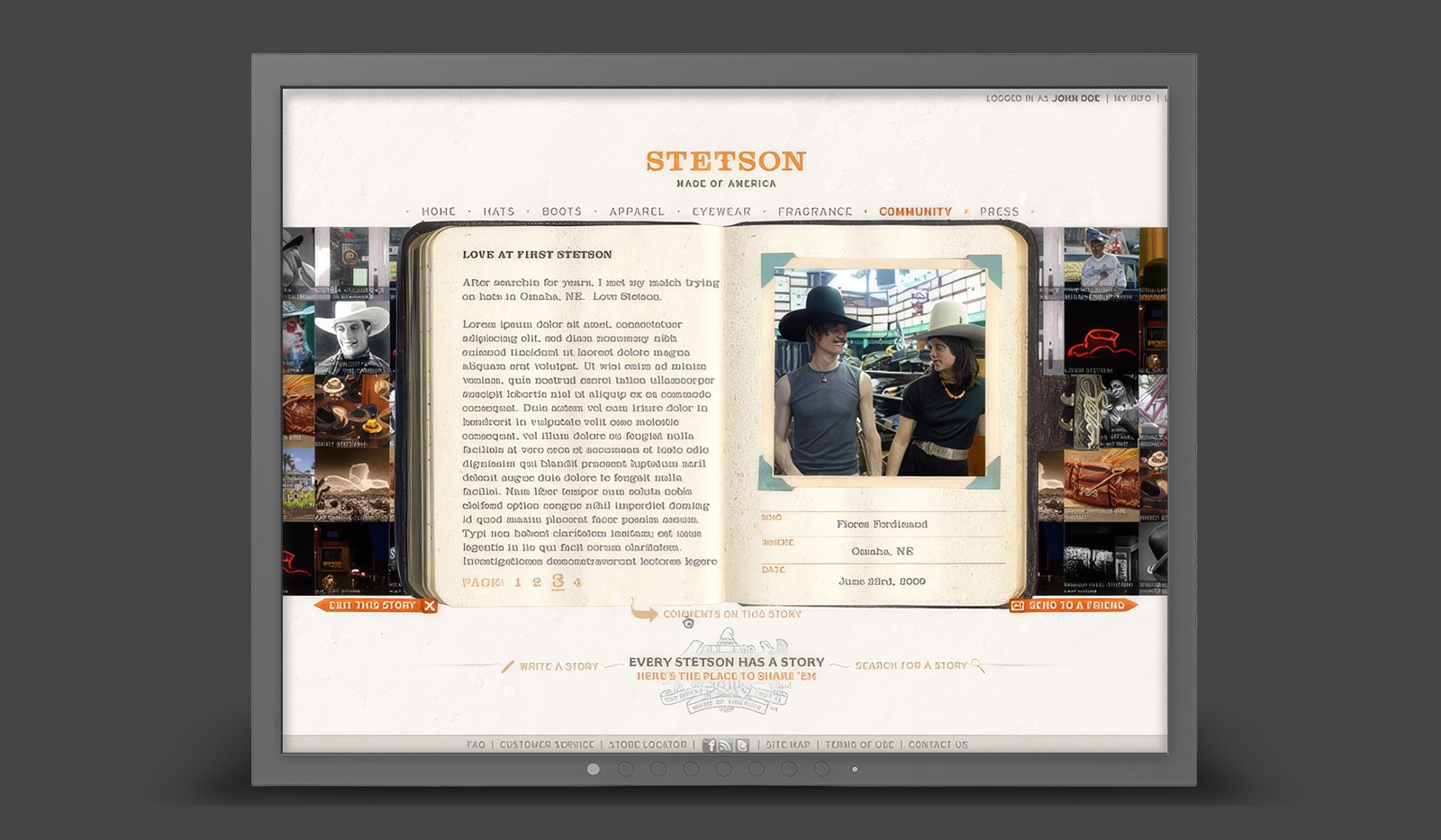 A story spread in The Exchange