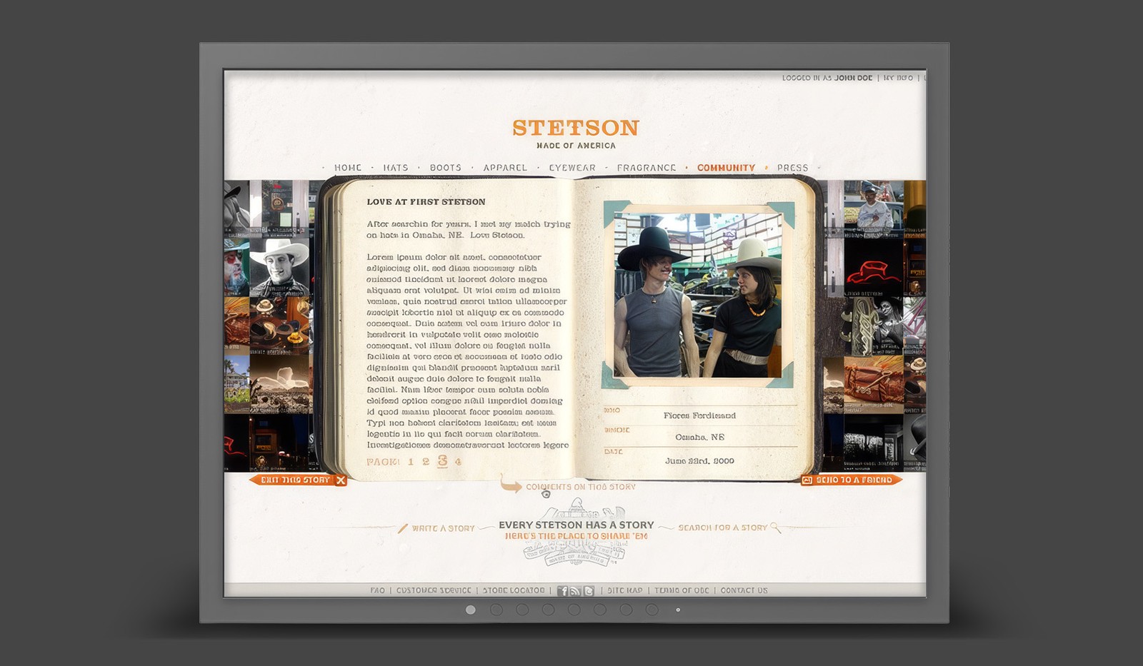 A story spread in The Exchange