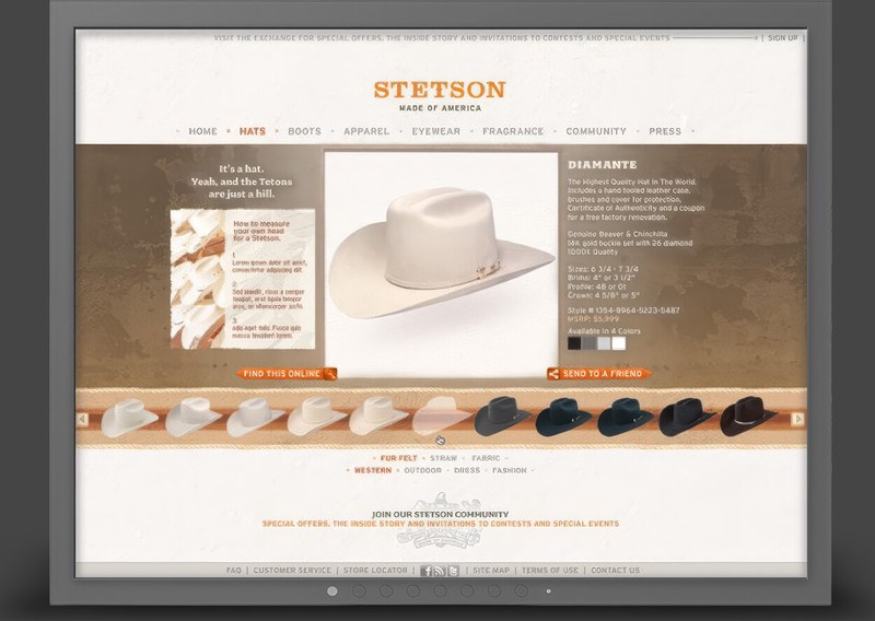 Stetson &ldquo;Made of America&rdquo;