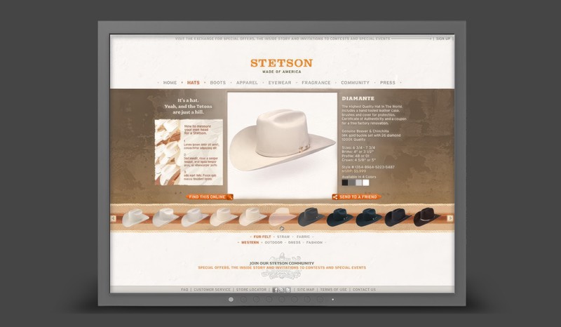 Stetson &ldquo;Made of America&rdquo;