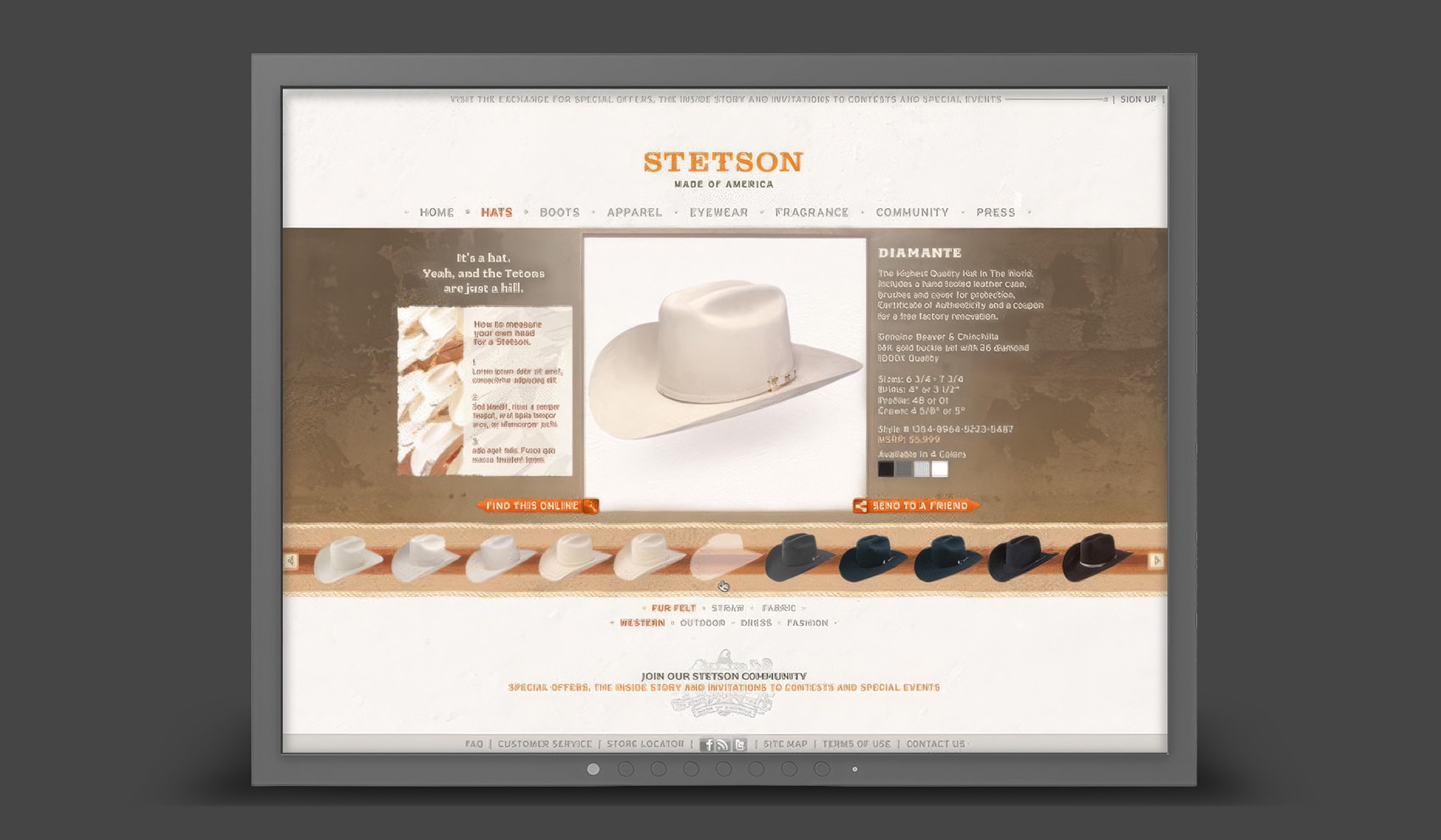 Stetson “Made of America”