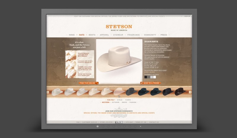 Stetson &ldquo;Made of America&rdquo;