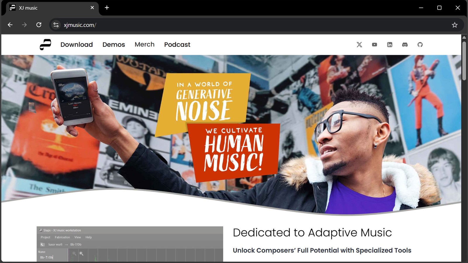 XJ music Website