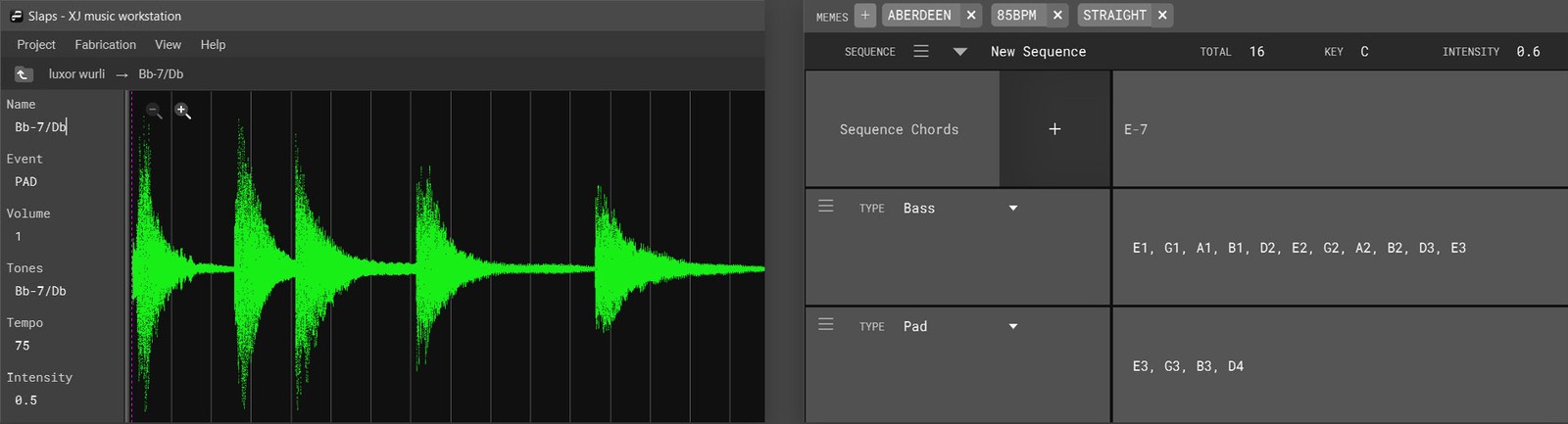 XJ music Workstation Screenshots