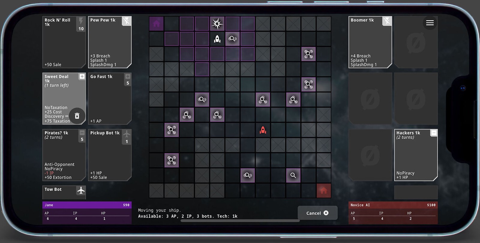Star Harvester — in-game screen