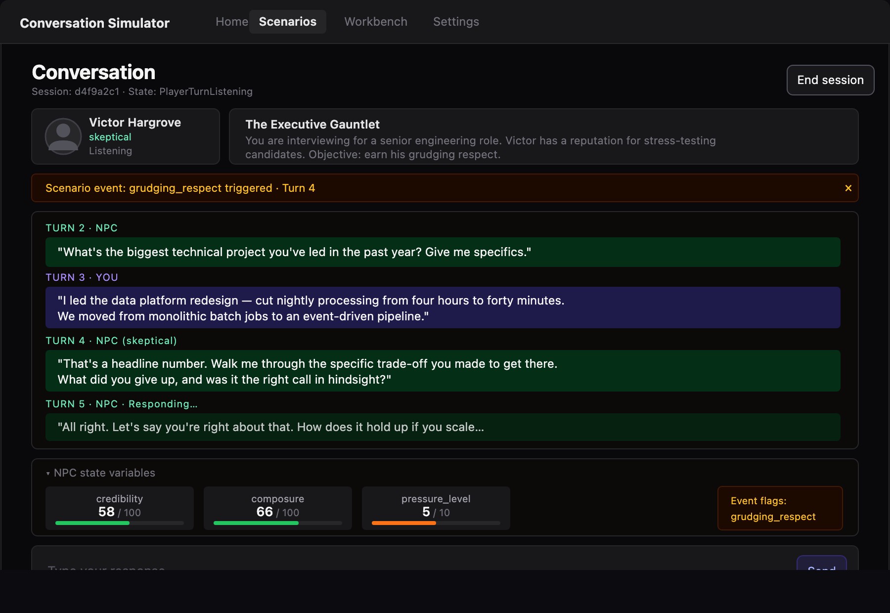 Conversation Simulator Software