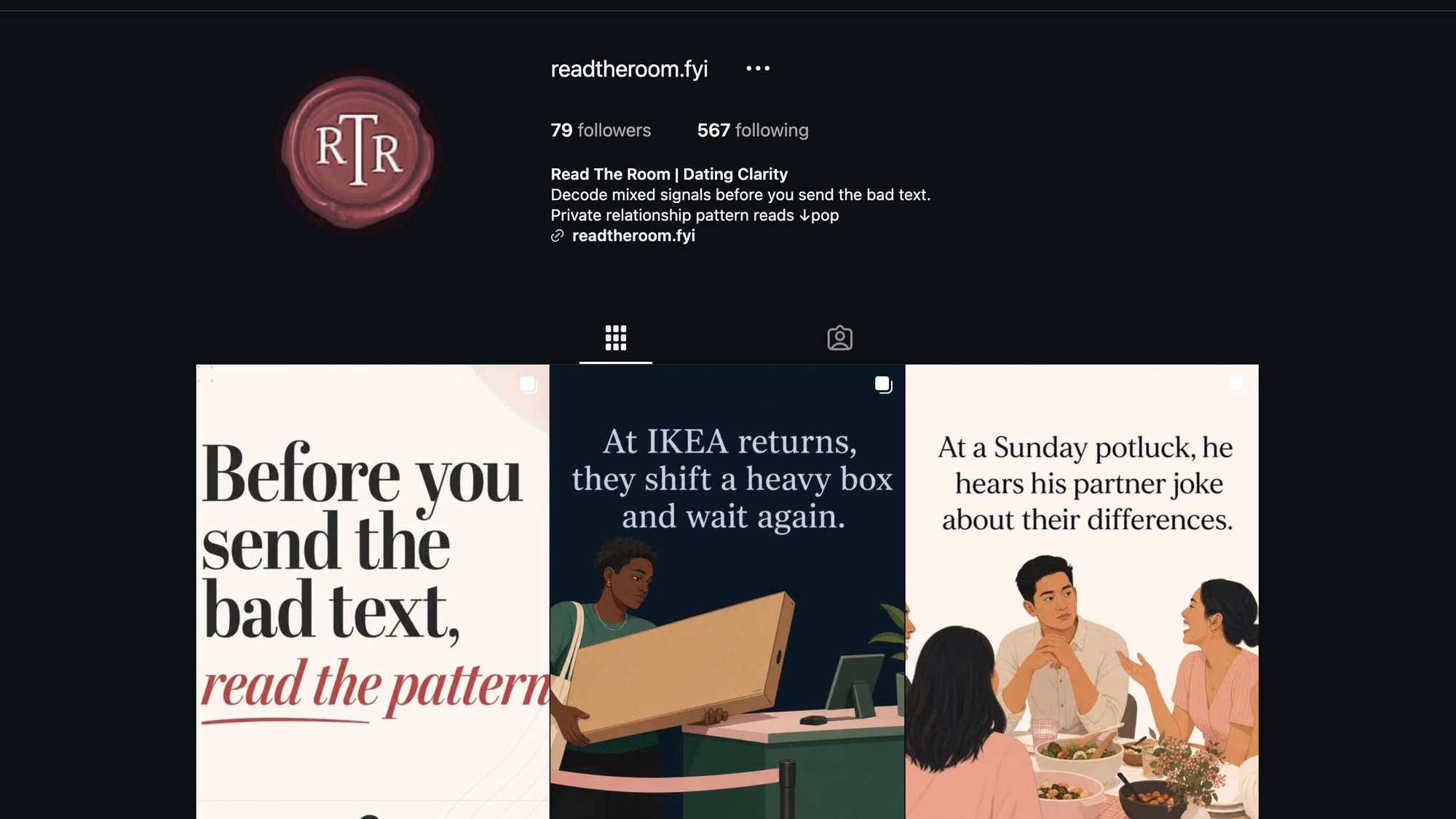 Read The Room on Instagram
